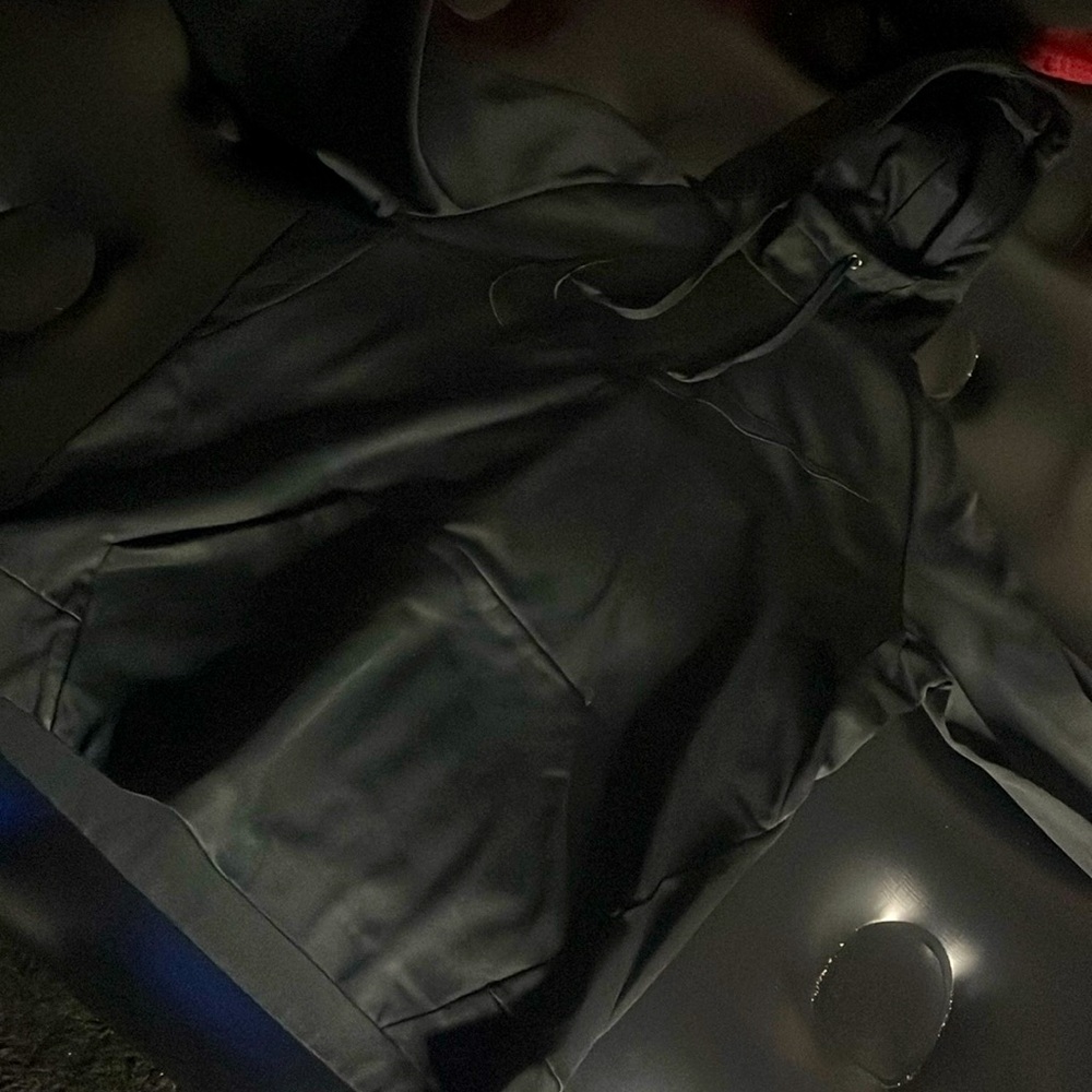 Nike jacket. All black.